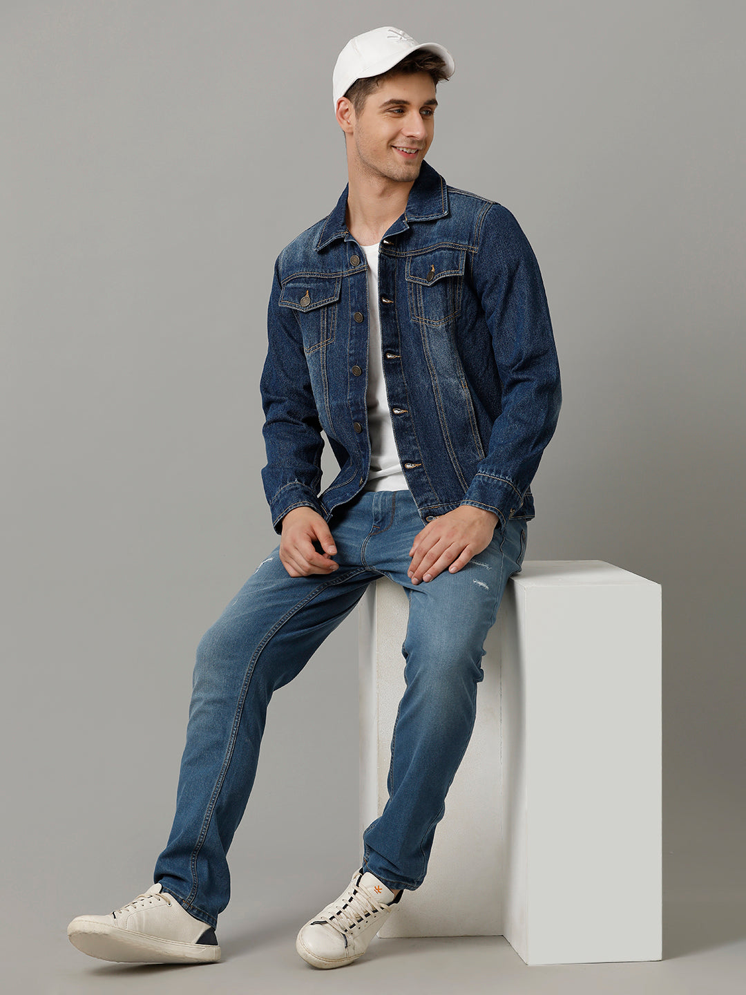 Men’s Denim Tracker Jacket (ZARF)