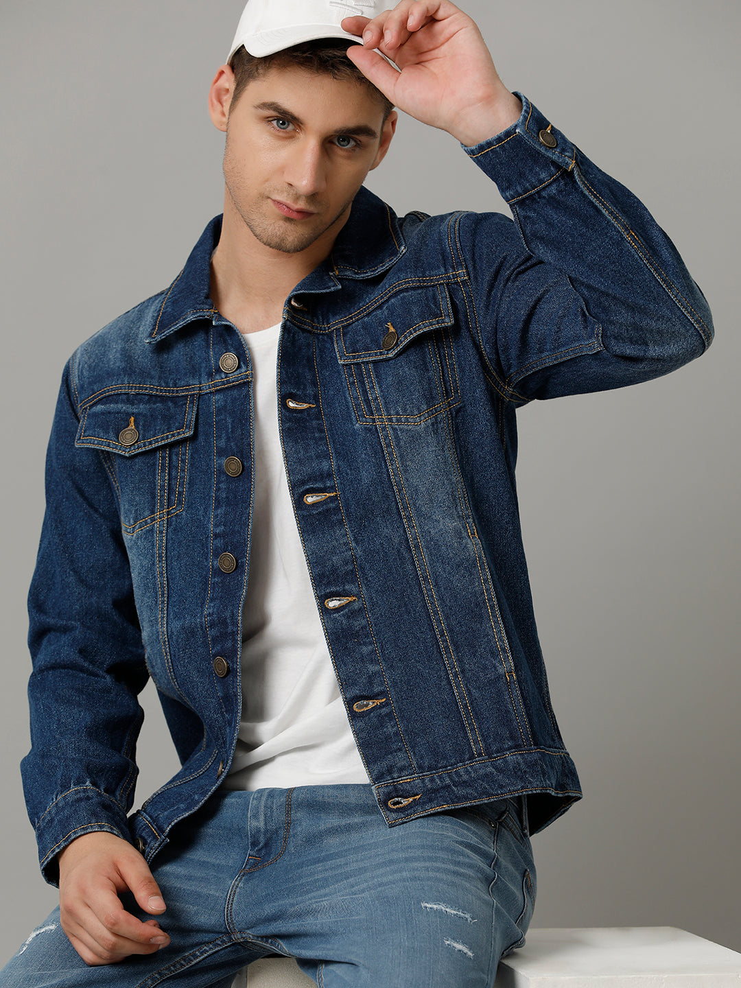 Men’s Denim Tracker Jacket (ZARF)