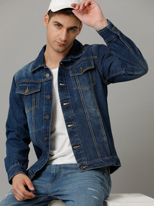 Men’s Denim Tracker Jacket (ZARF)