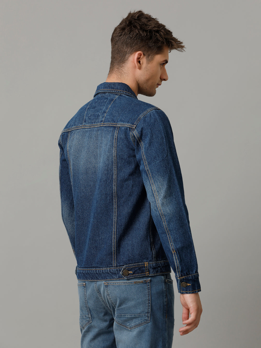 Men’s Denim Tracker Jacket (ZARF)