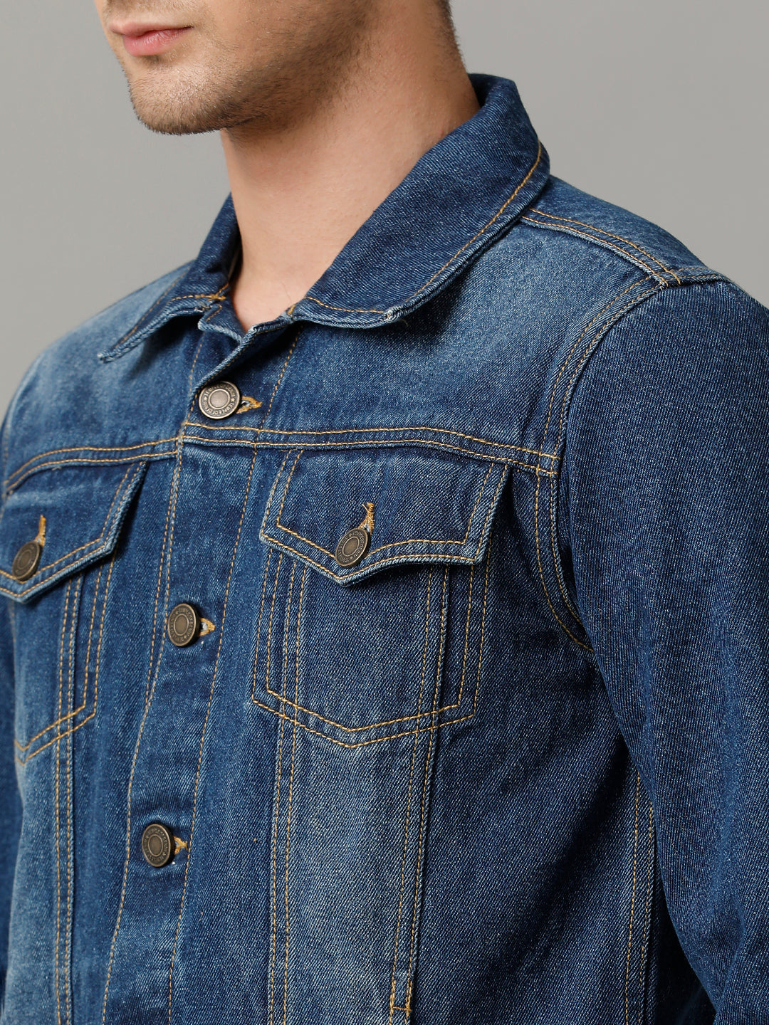 Men’s Denim Tracker Jacket (ZARF)